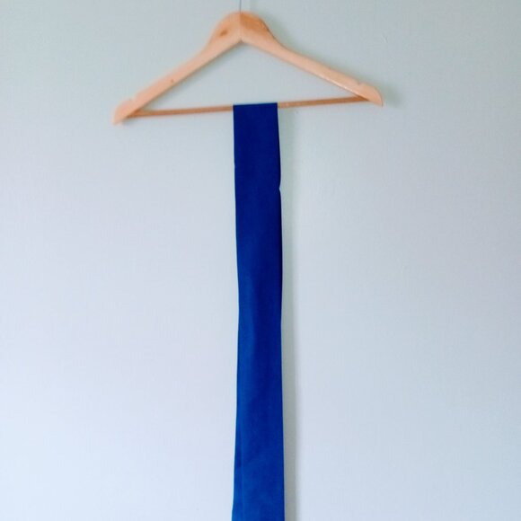 Blue silk tie - Picture 2 of 2